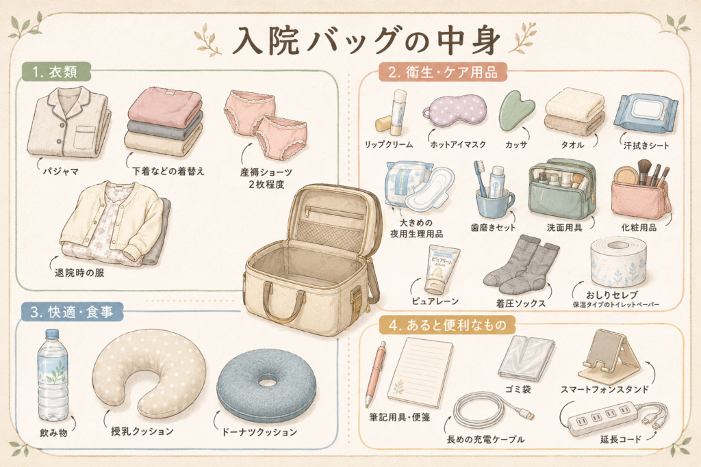 入院バッグの中身