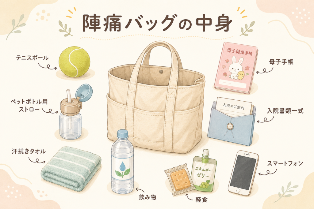 陣痛バッグの中身