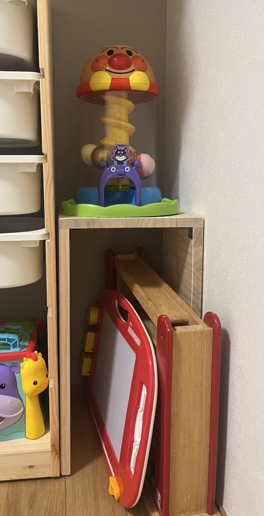 DIYでつくったおもちゃ収納