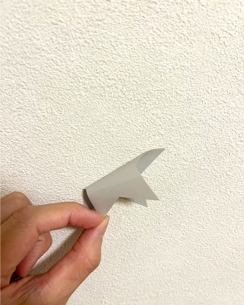 ウォールステッカー問題なく剥がせた